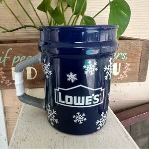❄️ Lowe's LIMITED EDITION Blue Snowflake Mug ❄️